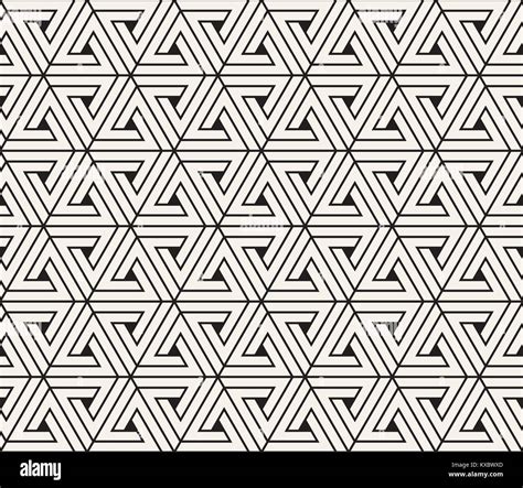 Vector Seamless Pattern Modern Stylish Texture Repeating Geometric