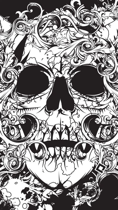 By now, you're probably thinking i'm nuts! Pin by Lindsey Danielle Street on Skulls | Sugar skull wallpaper, Skull wallpaper iphone, Skull ...