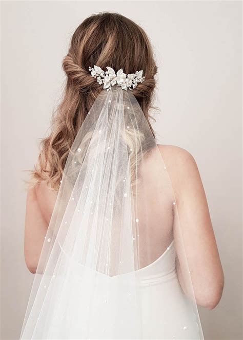 Vermont Floral Bridal Comb Tania Maras Bespoke Wedding Headpieces