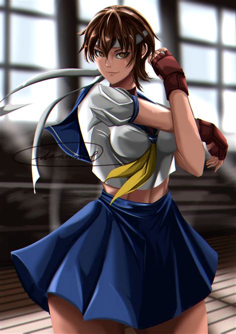 Artstation Street Fighter Sakura