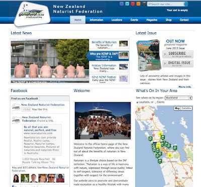 New Zealand Naturist Federation Nznf Launches New Website