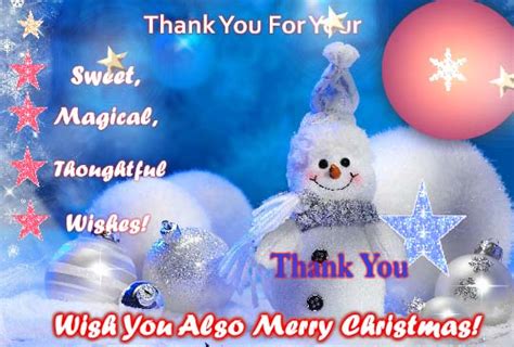 Thanks For Your Magical Wishes Free Thank You Ecards Greeting Cards