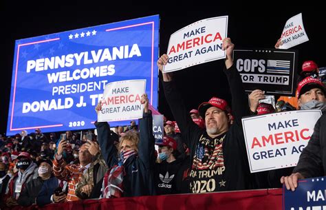 Trumps Pennsylvania Rally Attendance Erie Crowd Size Photos