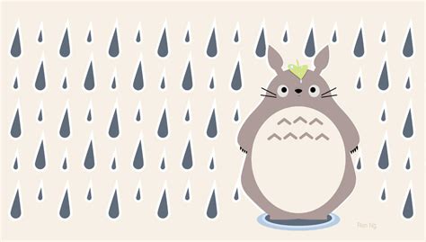 Totoro Rain By Obsessedgurl On Deviantart