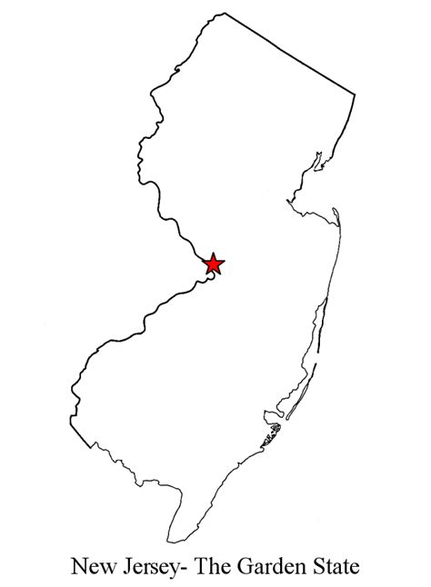 New Jersey Outline Maps And Map Links