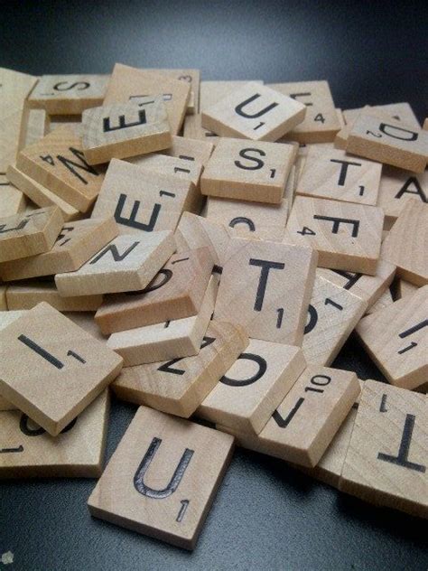 100 New Scrabble Tiles For Crafting Jewelry Making Etsy Scrabble