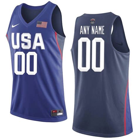 Raise your strength, enhance your cardio and master your game with workout equipment, hoops, rackets, balls, sports apparel and much more. USA Basketball Nike Rio Elite Replica Custom Jersey - Royal - $129.99 | Basketball t shirt ...