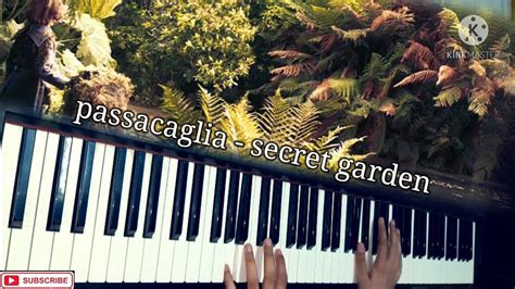 Passacaglia Piano Cover Secret Garden Youtube