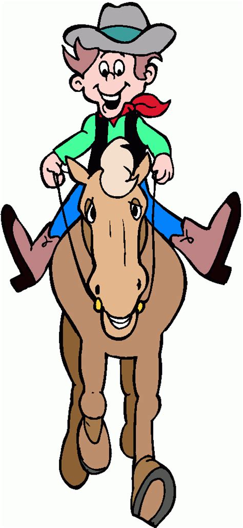 Cowboy Horse Clipart Clipart Best