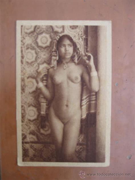 Postal De Muchacha Marroqui Desnuda Nudismo Comprar Postales