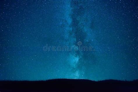 Night Dark Blue Sky With Many Stars Stock Image Image Of Beauty