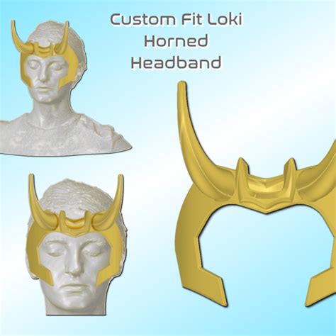 Download Obj File Loki Horned Headband Headdress Loki Tva