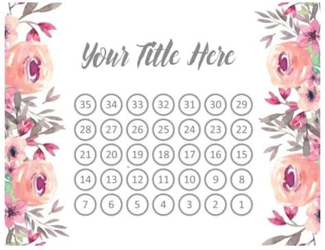 Free Printable Countdown Calendar Template Customize Online How To
