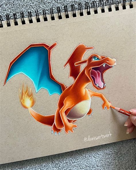 This Charizard Drawing Took Me 2 Weeks To Finish 🔥 Rpokemon