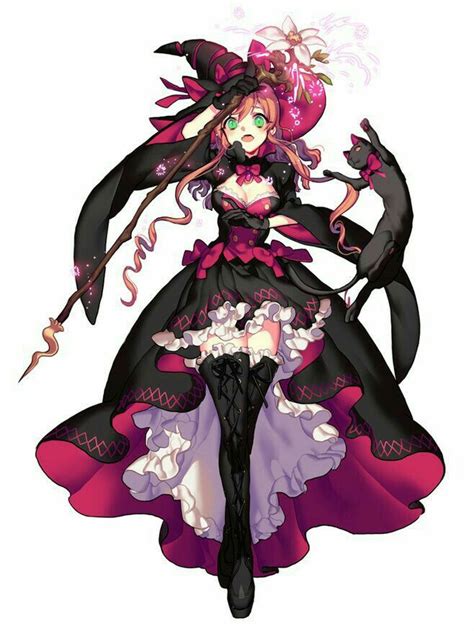 Chicas Anime Witch Anime Outfits Character Design
