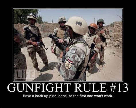Gunfight Rules Military Humor Military Quotes Gunfight