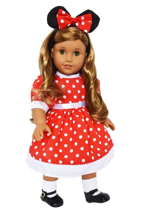 My Brittanys Red Dot Dress For American Girl Dolls Doll Clothes