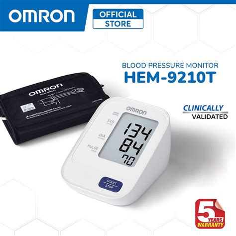 Omron Hem 9210t Automatic Blood Pressure Monitor Digital Bp Shopee