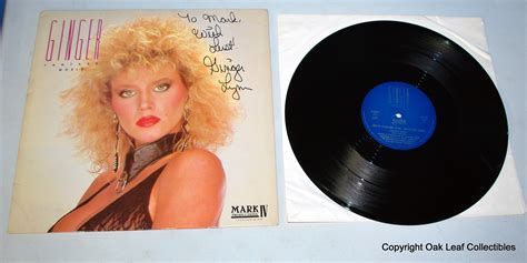 Ginger Lynn Fantasy World 1986 Us 12 Record Adult Star Autograph Lp