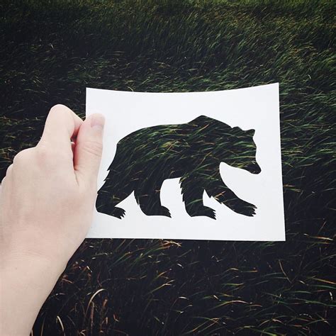 Artist Completes His Paper Cutouts Using Nature Demilked