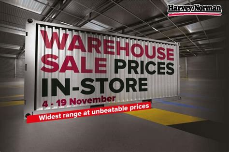 Black friday sale at harvey norman is a great event for every bargain hunter out there. Harvey Norman Warehouse Sale Prices In-Store (4 November ...