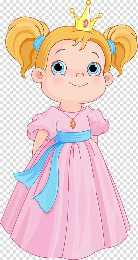 Girl Princess Pink Dressed Anime Cartoon Princess Cartoon Little