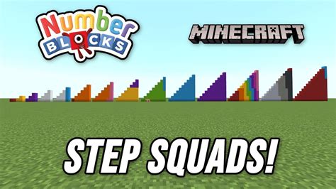 Numberblocks Step Squads Minecraft 1 To 105 Youtube