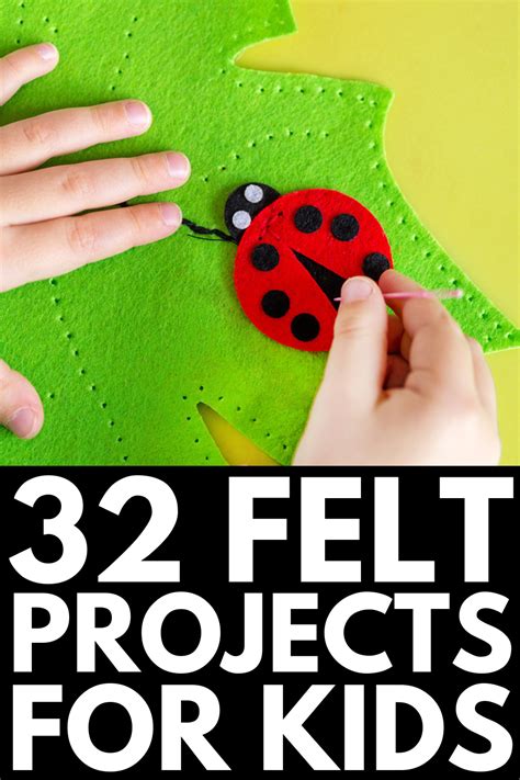 Crafting At Home 32 Super Fun Felt Projects For Kids Felting