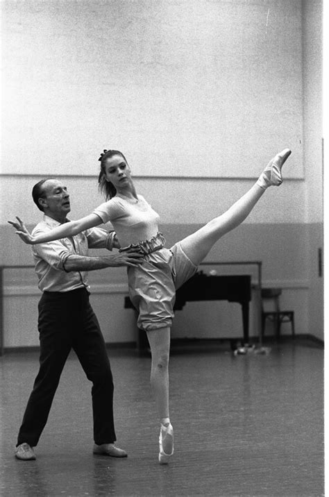 New York City Ballet Rehearsal Of Swan Lake With George Balanchine