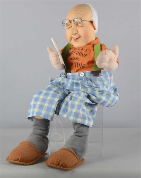 Price Guide For Comical Snoring Old Man Doll Has Battery Operated