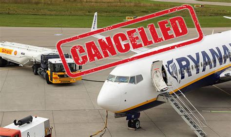 Ryanair Cancelled Flights Full List Following Pilot Strike In Ireland