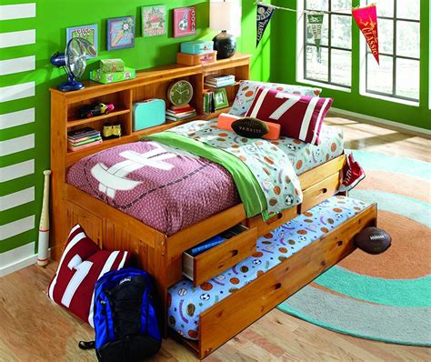 Designs for wooden fences the jackson f. Discovery World Furniture Twin Bookcase Daybed with 3 ...