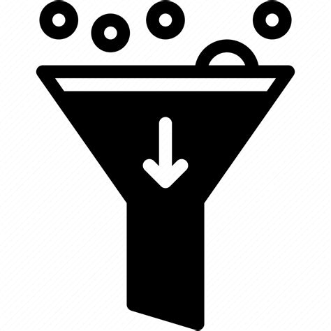 Filter Funnel Lead Generation Filtering Tool Icon Download On