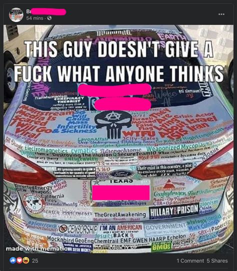 This Guy Doesn T Give A Fuck What Anyone Thinks He Makes Memes Of His Own Car R