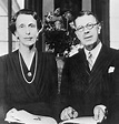 Gustaf Adolf with his second wife Louise in 1945. | Louise mountbatten ...
