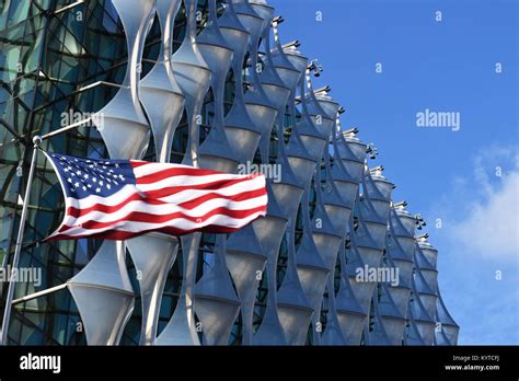 The New Us Embassy Nears Completion In Nine Elms Battersea In South