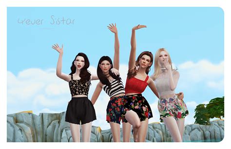 Sims Friend Group Poses