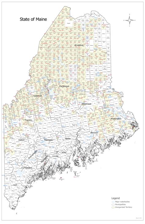 Town Map Of Maine Show Me The United States Of America Map