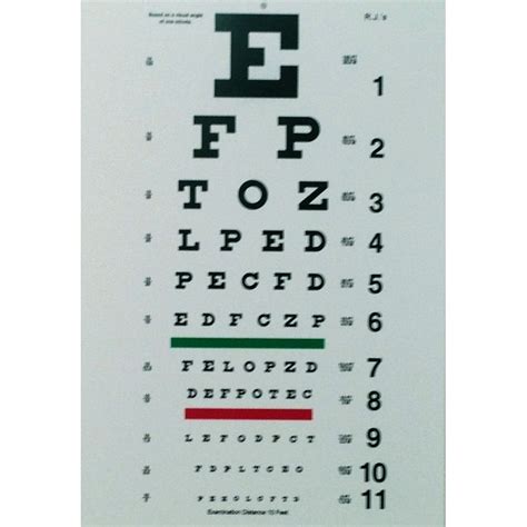 10 Foot Eye Chart Printable Printable Worksheets