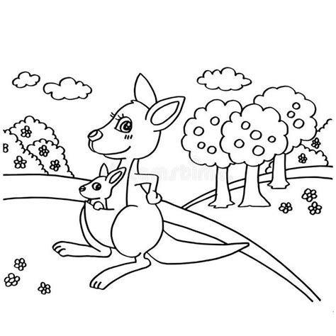 Baby Kangaroo Coloring Page Coloring Pages Animal Coloring Pages