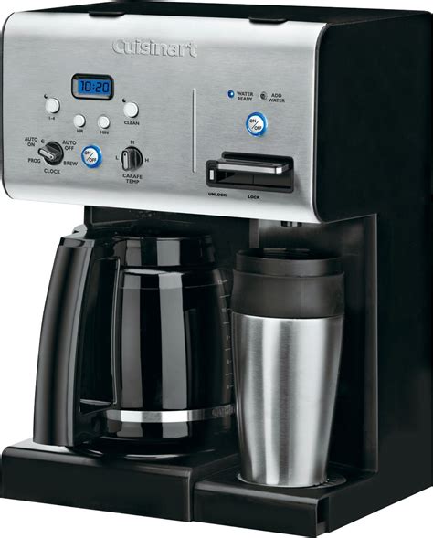 Cuisinart 12 Cup Coffee Maker With Hot Water System Blackstainless