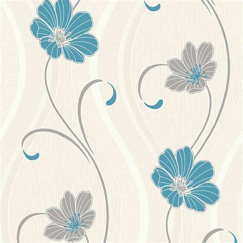 🔥 46 Teal Flower Wallpaper Wallpapersafari