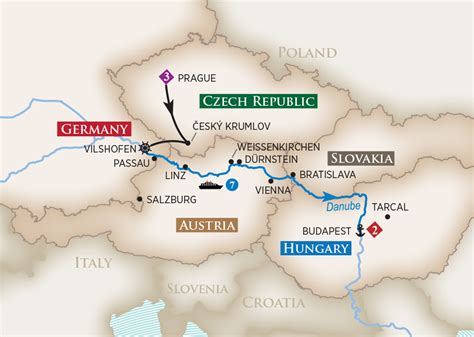 Itinerary Romantic Danube River Cruise With Charles Krug Winery