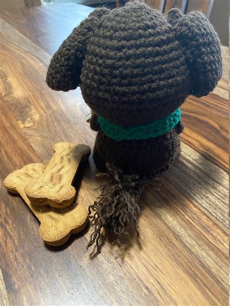 Newfoundland Dog Stuffed Hand Made Crochet Amigurumi Plush Etsy