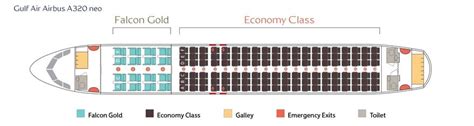 Seat Map And Seating Chart Airbus A320neo Gulf Air Airbus Fleet