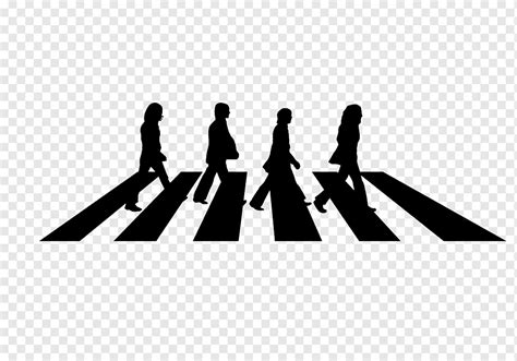 The Beatles Silhouette Transparent