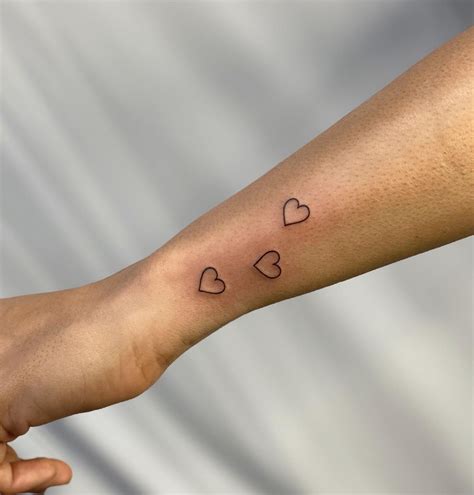 3 Hearts ♡♡♡ Stylist Tattoos Tattoos Tattoo Designs