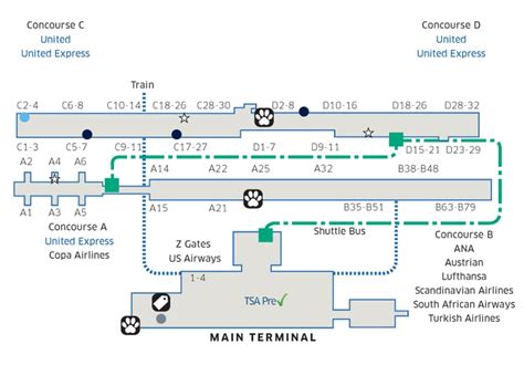 33 Dulles Airport Map Food Maps Database Source