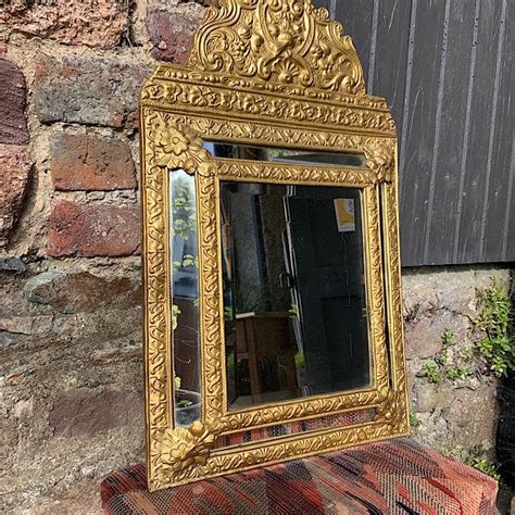 Brass Framed Mirror Treasure Trove Antiques Castlebridge Wexford Antique And Vintage Furniture