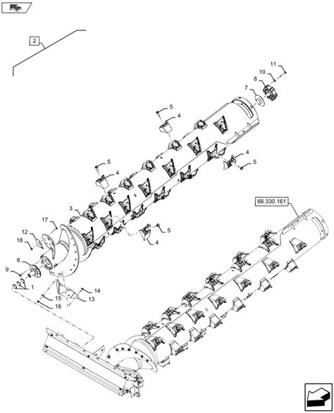 Cr7090 A4 Combine Tier 4 111 1214 66330151 Rotor Rice